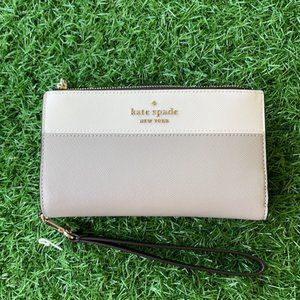 Kate Spade Staci Colorblock Phone Wallet Wristlet in Nimbus Grey